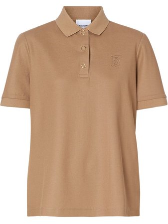 Burberry Monogram Motif Cotton Piqué Polo Shirt - Farfetch