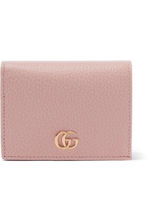 Gucci | Marmont Petite textured-leather wallet | NET-A-PORTER.COM