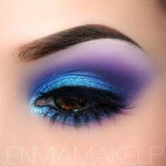Turquoise Purple Makeup Eyeshadow