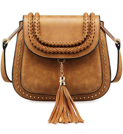 Tom Clovers Crossbody Bags for Women Vintage Tassel Saddle Shoulder Bag Sling Bag Shopping Travel Satchel: Handbags: Amazon.com