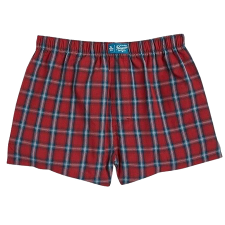 red boxer shorts