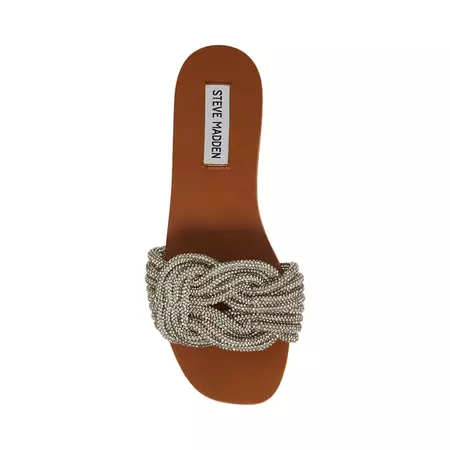 ADORE Rhinestones Slide Sandal | Women's Sandals – Steve Madden