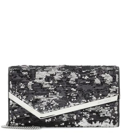 Emmie sequinned clutch