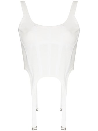 Dion Lee panelled corset top - FARFETCH