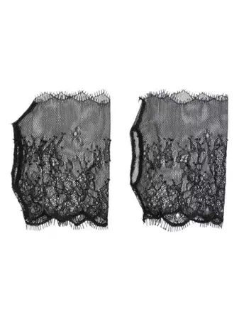 Loulou x RUE RA lace-embroidered Sheer Gloves - Farfetch