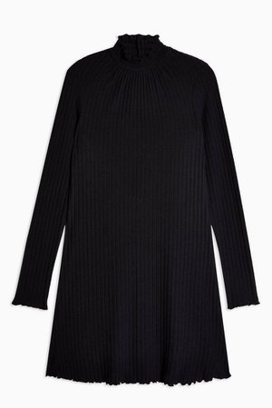 Black Cut And Sew Shirred Mini Dress | Topshop