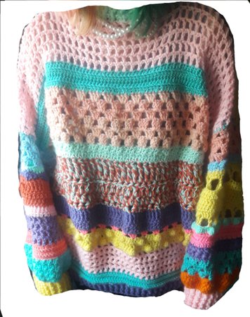 Crochet sweater by CuteIndigo