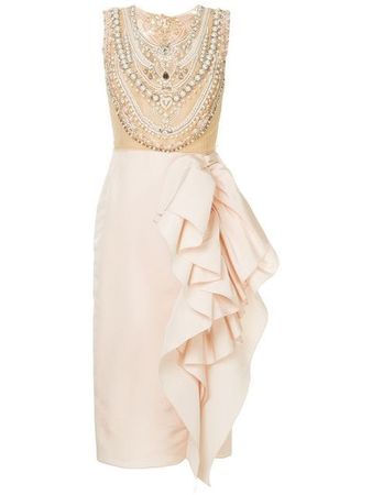 Marchesa embellished bodice cocktail dress $8,513 - Buy AW18 Online - Fast Global Delivery, Price