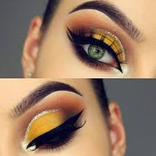 yellow and black eyeshadow - Google Search