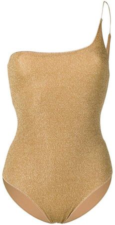 Oseree one-shoulder maillot swimsuit