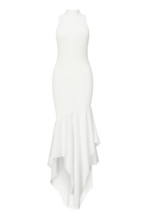 Solace London Dilan Dress Winter White