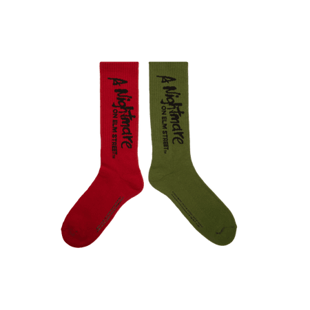 A Nightmare on Elm Street Logo Mismatched Socks – DUMBGOOD