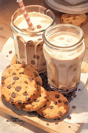 "Milk and Cookies anime aesthetic