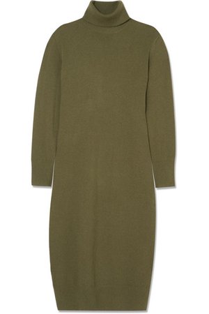 Joseph | Sally wool-blend turtleneck midi dress | NET-A-PORTER.COM