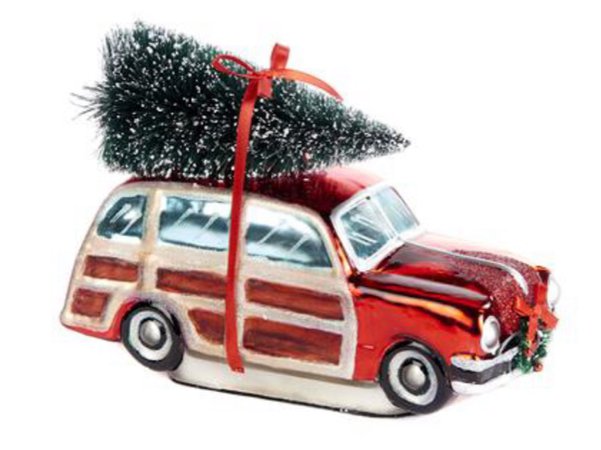 Goodwill Christmas Ornaments Car with Tree