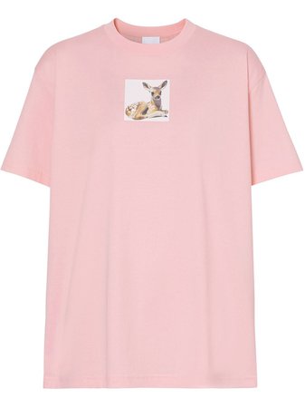 Burberry Deer Print T-Shirt Ss20 | Farfetch.com