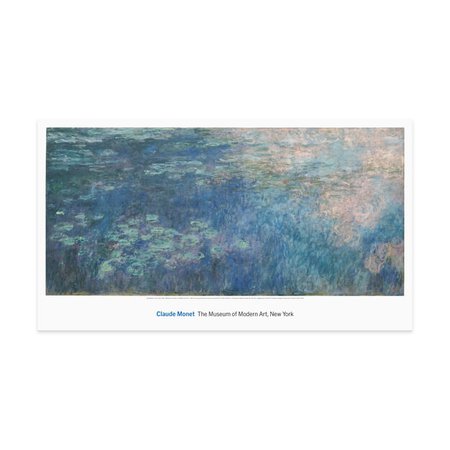 Monet: Water Lilies I Poster | MoMA Design Store