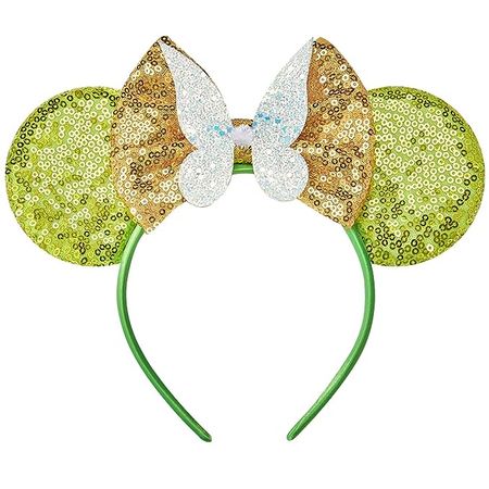 Amazon.com: Eisyaa Mouse Ears Bow Headbands, Sequin Tinkerbell Minnie Ears Headband Glitter Party Fairy Wings Dress Up Princess Decoration Cosplay Costume (Butterfly) : Clothing, Shoes & Jewelry