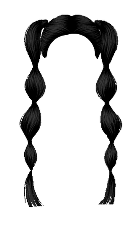 Nightcrawler Bubbles Sims 4 Hair - Black (Dei5 Edit)
