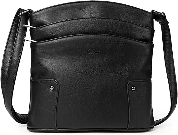 Amazon.com: CLUCI Crossbody Bags for Women Leather Purse Travel Vacation Triple Pockets Vintage Handbags Shoulder Bags Mother's Day Gift Grey : Clothing, Shoes & Jewelry