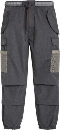Mountain Research Snow Mesh-Paneled Canvas Tapered Pants