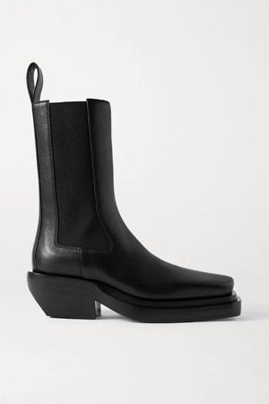 Black Leather ankle boots | Bottega Veneta | NET-A-PORTER