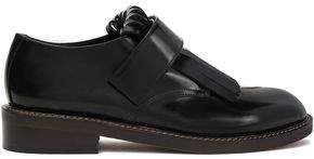 Fringed Glossed-leather Brogues