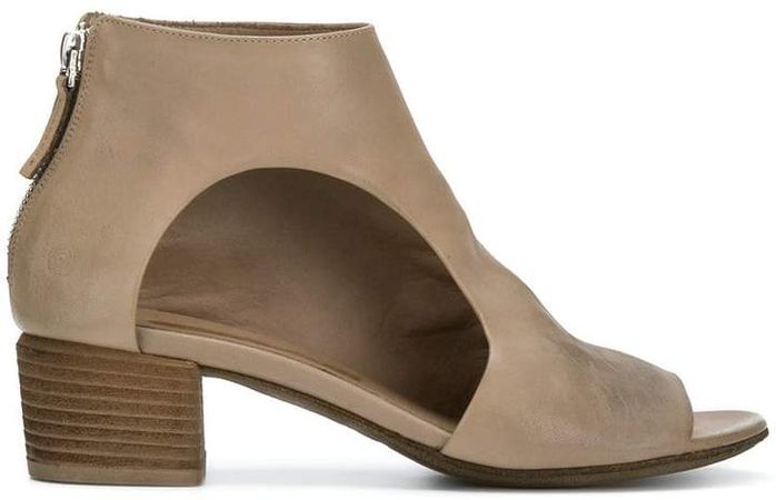 cut-out side ankle boots