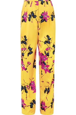 Etro | Floral-print crepe wide-leg pants | NET-A-PORTER.COM