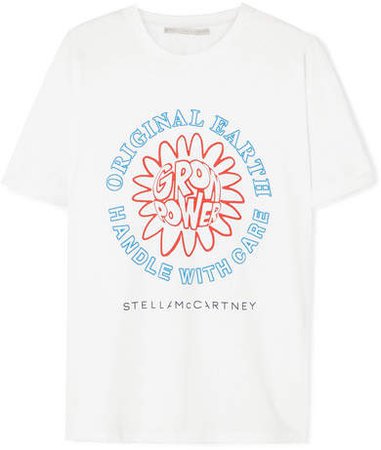 Net Sustain Printed Organic Cotton-jersey T-shirt - White