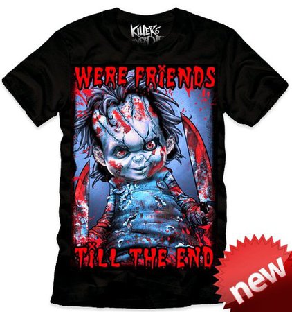 Killers Never Die - Chucky - We're Friends Till The End T-Shirt