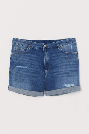 H&M+ Embrace Denim Shorts - Blue