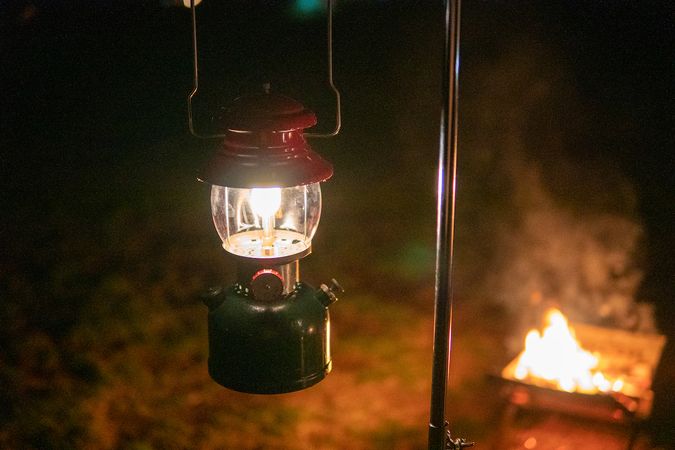 lamp camping 🏕 aesthetic ✨️ night 🌌 🌙