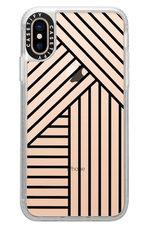 Casetify Stripes Transparente iPhone X/Xs/XR & XS Max Case | Nordstrom