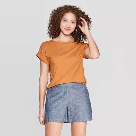 Women's Short Sleeve Crewneck T-Shirt - A New Day™ : Target