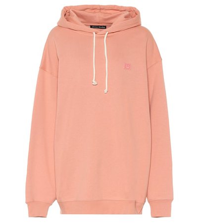 Farrin Face oversized cotton hoodie