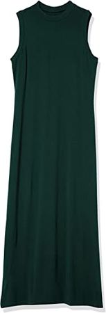 Amazon.com: Amazon Essentials Women's Jersey Sleeveless Mock Neck Maxi Dress (Previously Daily Ritual) : Clothing, Shoes & Jewelry