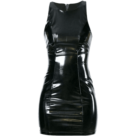 latex dress