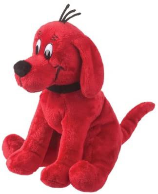 Amazon.com: Douglas Toys Clifford Small Sitting,red,8": Toys & Games