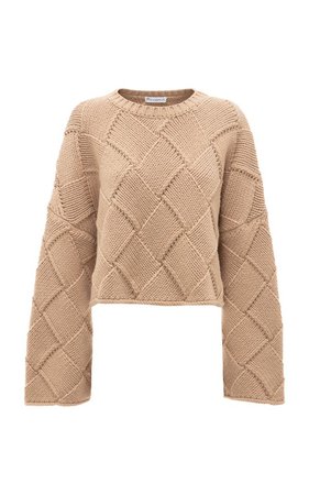 Oversized Woven Wool-Blend Sweater by JW Anderson | Moda Operandi