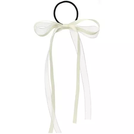 cream hair ribbon hair tie - Google Shopping