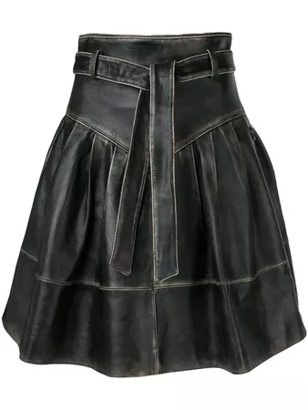 Miu Miu lambskin skirt $1,408 - Buy Online AW18 - Quick Shipping, Price