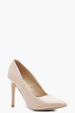 Wide Fit Pointed Court Shoes