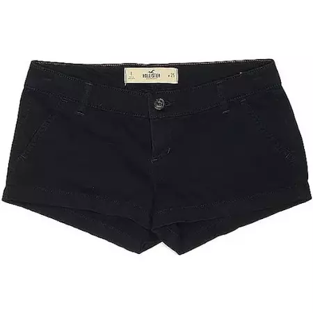 low rise black mini denim shorts - Google Search