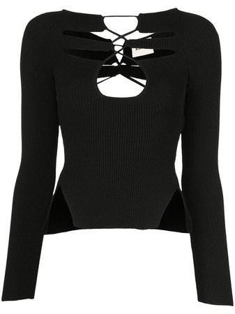 KHAITE The River open-back Knitted Top - Farfetch