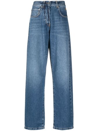 Shop MSGM wide-leg jeans with Express Delivery - FARFETCH