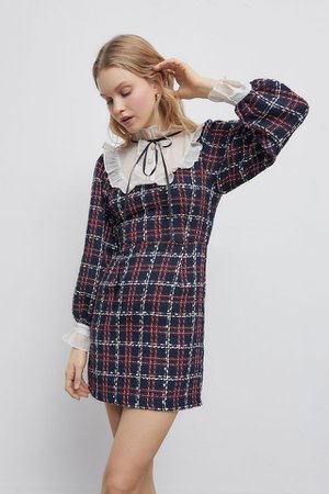 Sister Jane Peggy Tweed Mini Dress | Urban Outfitters