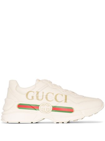 Shop Gucci Rhyton Interlocking G sneakers with Express Delivery - FARFETCH
