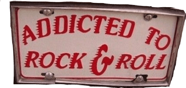 sign rocknroll rock liscence liscenceplate retro vintag...