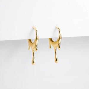 Dripping Circular XS | Gold | Earrings – MARIE JUNE